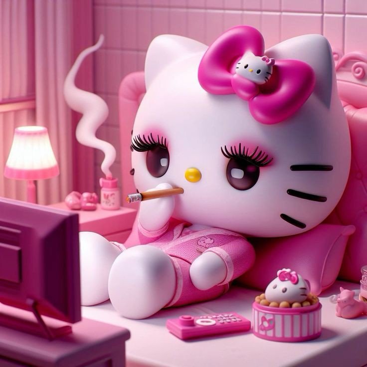 cinnamon roll hello kitty pfp cinnamon roll hello kitty pfp