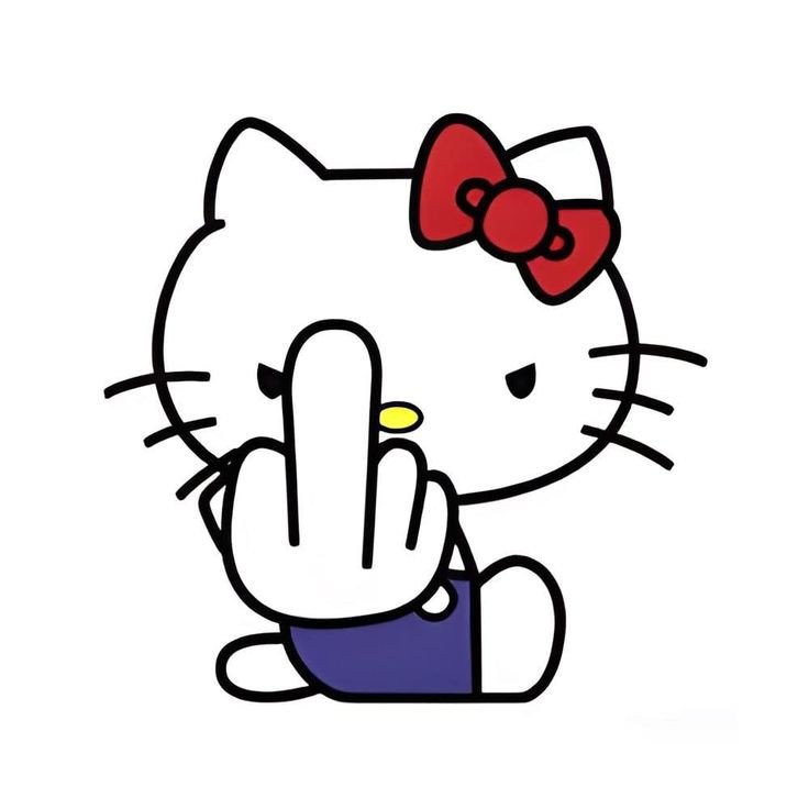evil hello kitty pfp evil hello kitty pfp